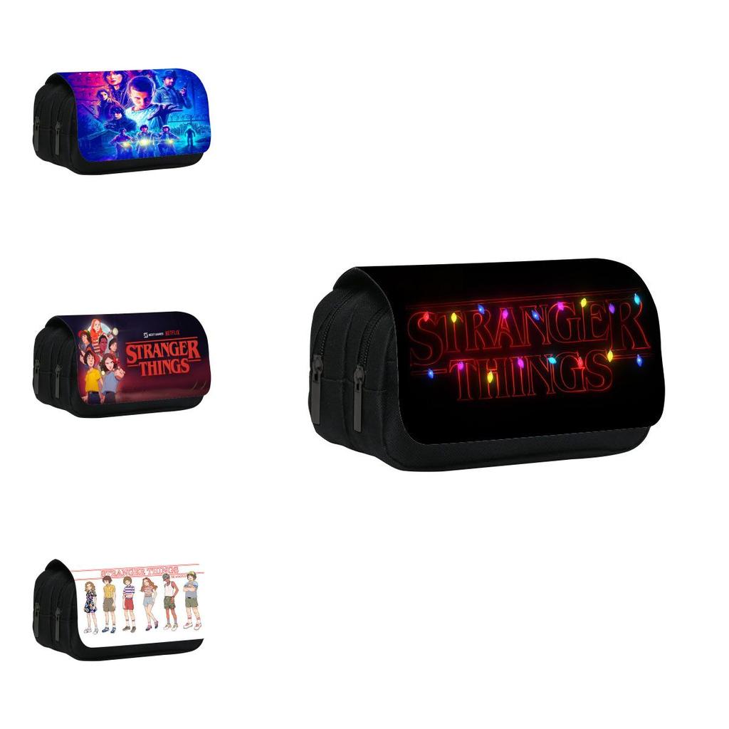 Dvouvrstvý penál Stranger Things s velkou kapacitou pro studenty a do kanceláře