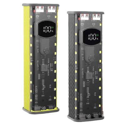 DIY Portable Power Case For 4x21700 Batteries Holder Box USB C Fast Charging Transparent Protective Housing Case