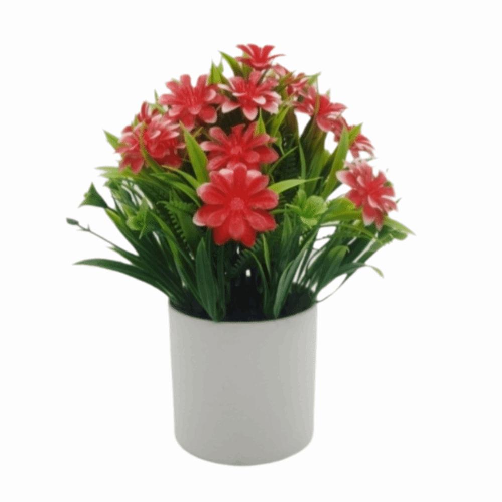 Mini Fake Potted Flowers Evergreen Bonsai Artificial Flower Bonsai Fake Plant Simulated Tree Pot Plants Desktop Decoration