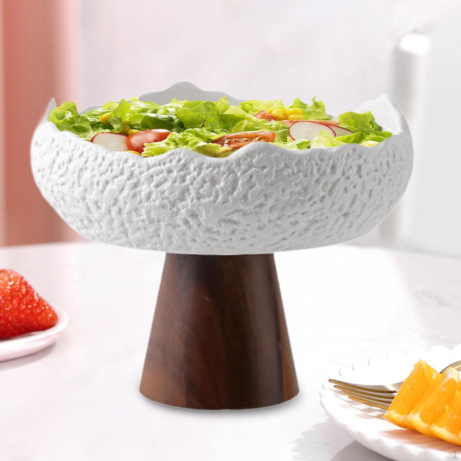 

Керамическая десертная тарелка, закуска, современная столовая посуда, многоцелевая сервировочная миска, деревянная основа для