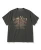 KNITTED (Unisex) Pigment Palm Tree Graphic T-Shirt Charcoal
