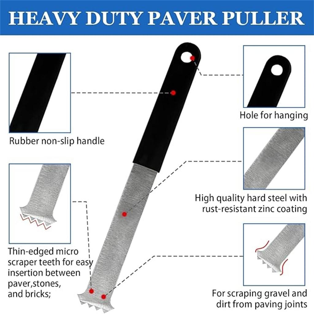 Paver Removal Tool Set – Brick Disassembly Tools for Easy Replacement of Garden, Patio & Pavers