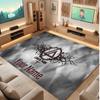 Linkin Park Personalized Crystal Velvet Carpet, Customized Name Text Soft Anti‑Slip Rug for Living Room Bedroom