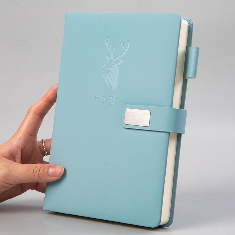 "Wenzhou A5 Buckle Notepad: Thick, High-Value Notebook Gift Box Set"