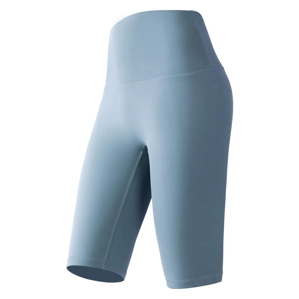 Quick Dry T Line Free High Waist Yoga Shorts Nude Feel Tight Butt Lifting Peach Workout Running Sports Biker Shorts