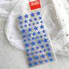 Gold Glitter Spark Heart Star Animal Cown DIY Stickers Self-adhesive New Year Gift for Kid Face Scrapbook Decora Bright Stickers