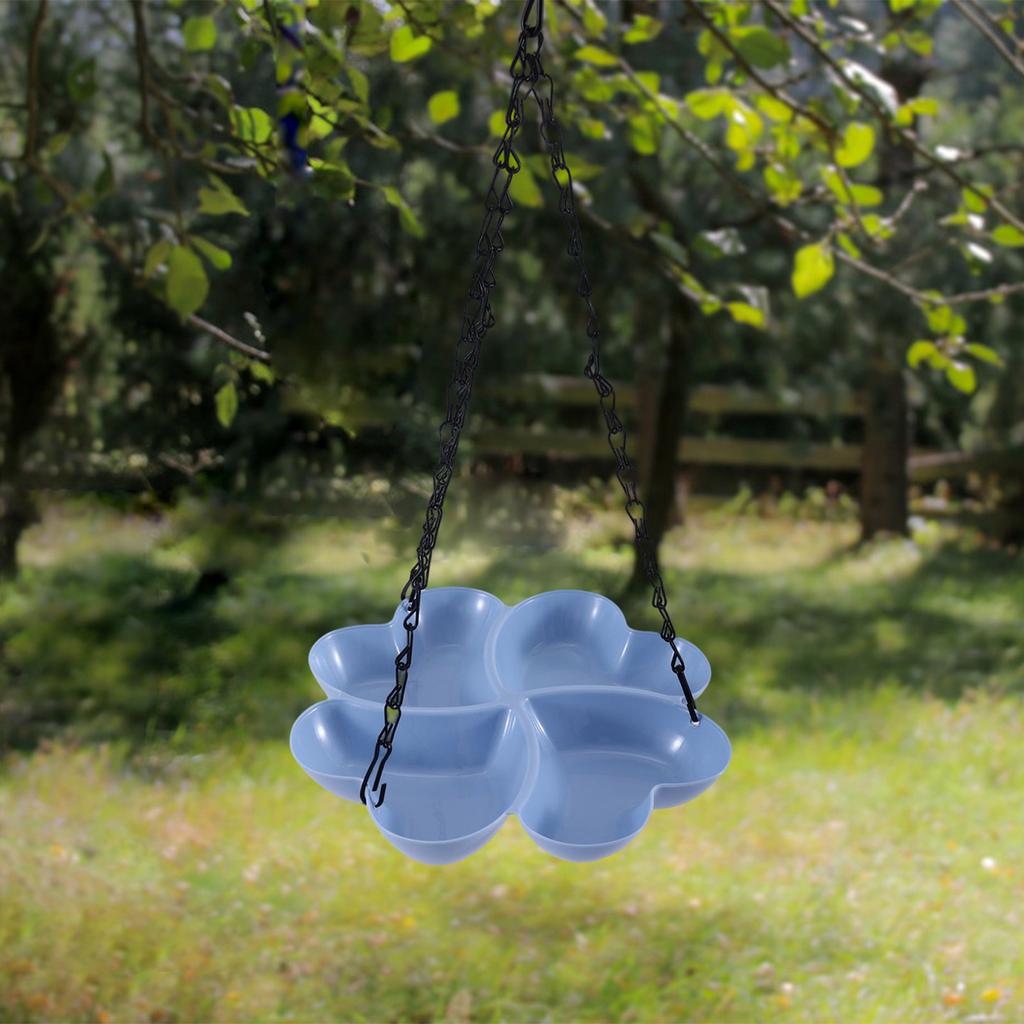 Bird Feeder Hanging Bird Feeding Tray Bird Water Bowl for Outdoor Garden Patio Parrots Doves Bird Feeding Supplies