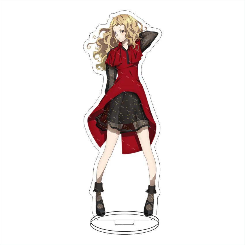 Anime Gnosia Acrylic Stand Model Figures Yuri Setsu SQ Racio Jina Shigemichi Cosplay Model Dorm Decor Props Fans Gift