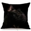 Dog Portrait Style Sofa Pillow Cases Bulldog Doberman German Spaniel Animal Print Home Decor Car Chair Cushions Cover Almofadas