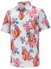 American Flag Print Polo Shirt, Casual Short Sleeve Top for Daily Wear
