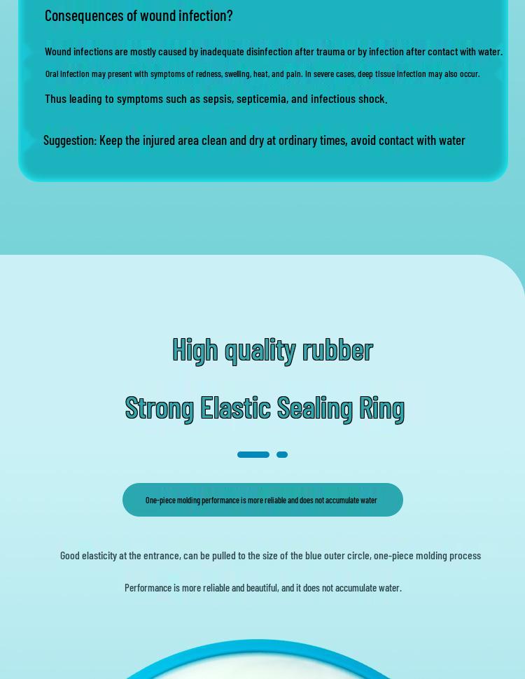 Waterproof Adult Knee & Foot Plaster Cover for Post-Op Bathing Protection