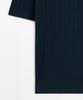 Masimodutti Cotton Ribbed Knit Polo Shirt