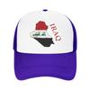 Iraq Flag Map  Love Iraq  Casual Baseball Cap  Hiking Fishing Sun Hats Spring SunProof UnisexTeens Yk Funny Snapback Cap