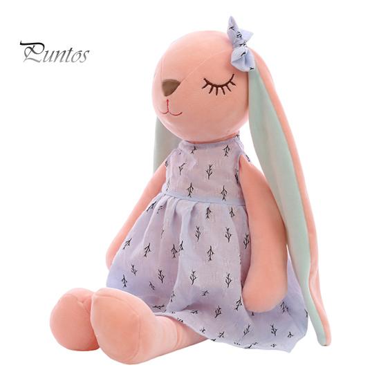 

Пасхальний заєць, м’яка м’яка тварина, чарівна лялька-кролик, сувенір, весняний святковий настільний орнамент, великодні подарунки для дітей S синій