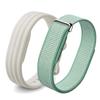 2 Stück Silikon+Nylon Armband für Google Fitbit Air Strap Verstellbares Ersatz-Armband für Fitbit Air Fitness-Tracker Armband