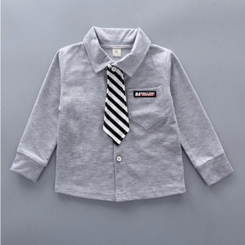 Boys Autumn Clothing Suit Kids Gentleman Boy Tie Shirt + Pants Toddler Baby Boys Outfits Clothes Set