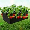 Grow Bags Non-Woven Fabric Raised Garden Bed Rectangle Planting Container Grow Bags Fabric Planter Pot For Plants Nursery Pot