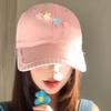 Cotton Summer Cap For Women With Wide Brim Sunshade And Adjustable Fit Perfect For Casual Wear