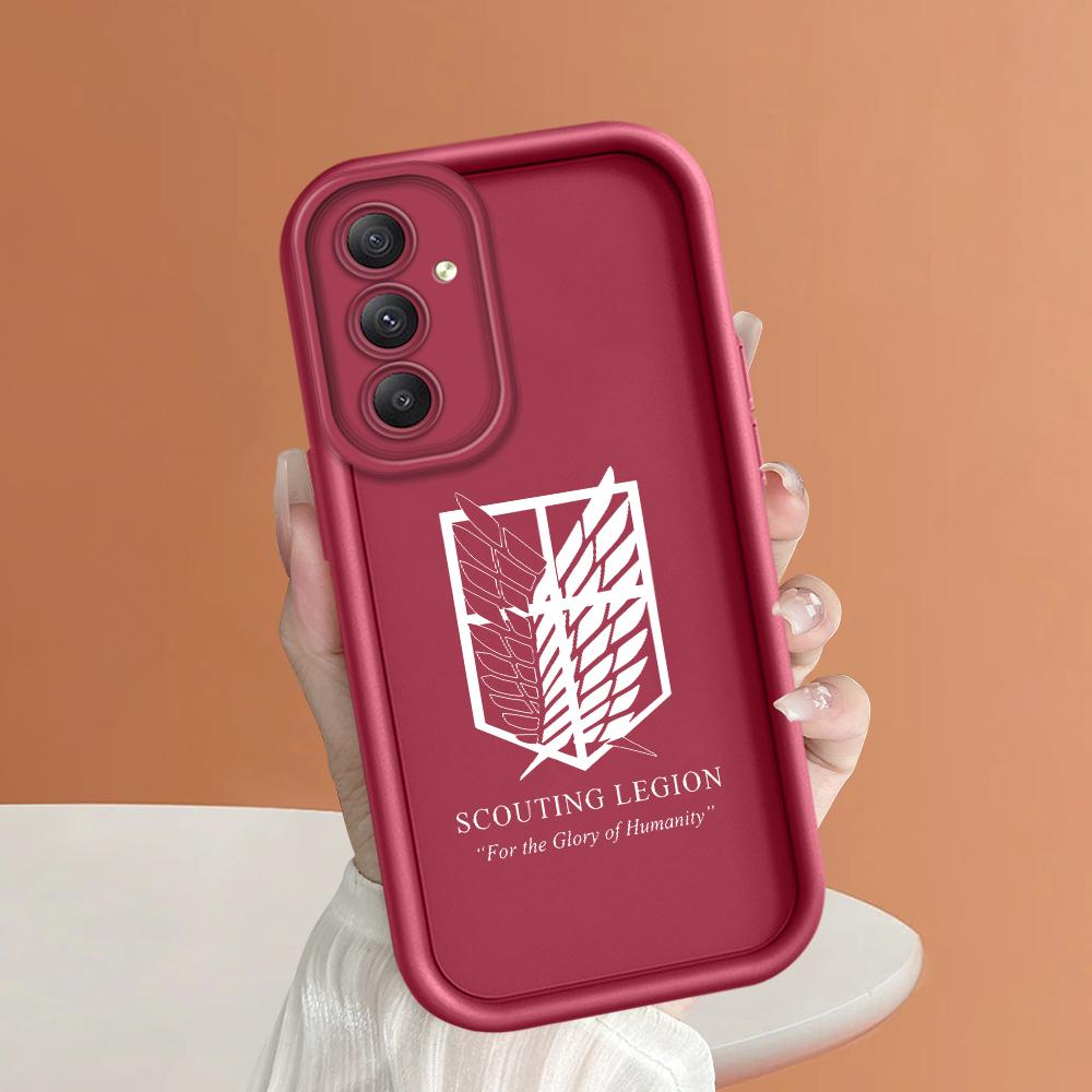 Soft Silicone Square Ladder Printing Pattern Phone Casing Full Cover Camera Shockproof Protection Rubber Case for Samsung