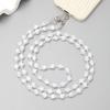 Yi Lian Handmade ABS Pearl Beaded Crossbody Bag & Phone Lanyard Strap