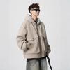 Hooded Cotton-padded Clothes Men's Winter Lazy Wind Joker Cotton-padded Jacket Retro Loose Tooling Coat