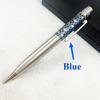 Rollerball Ballpoint Pen Blue Carving With Serial Number Writing Smooth Stationery