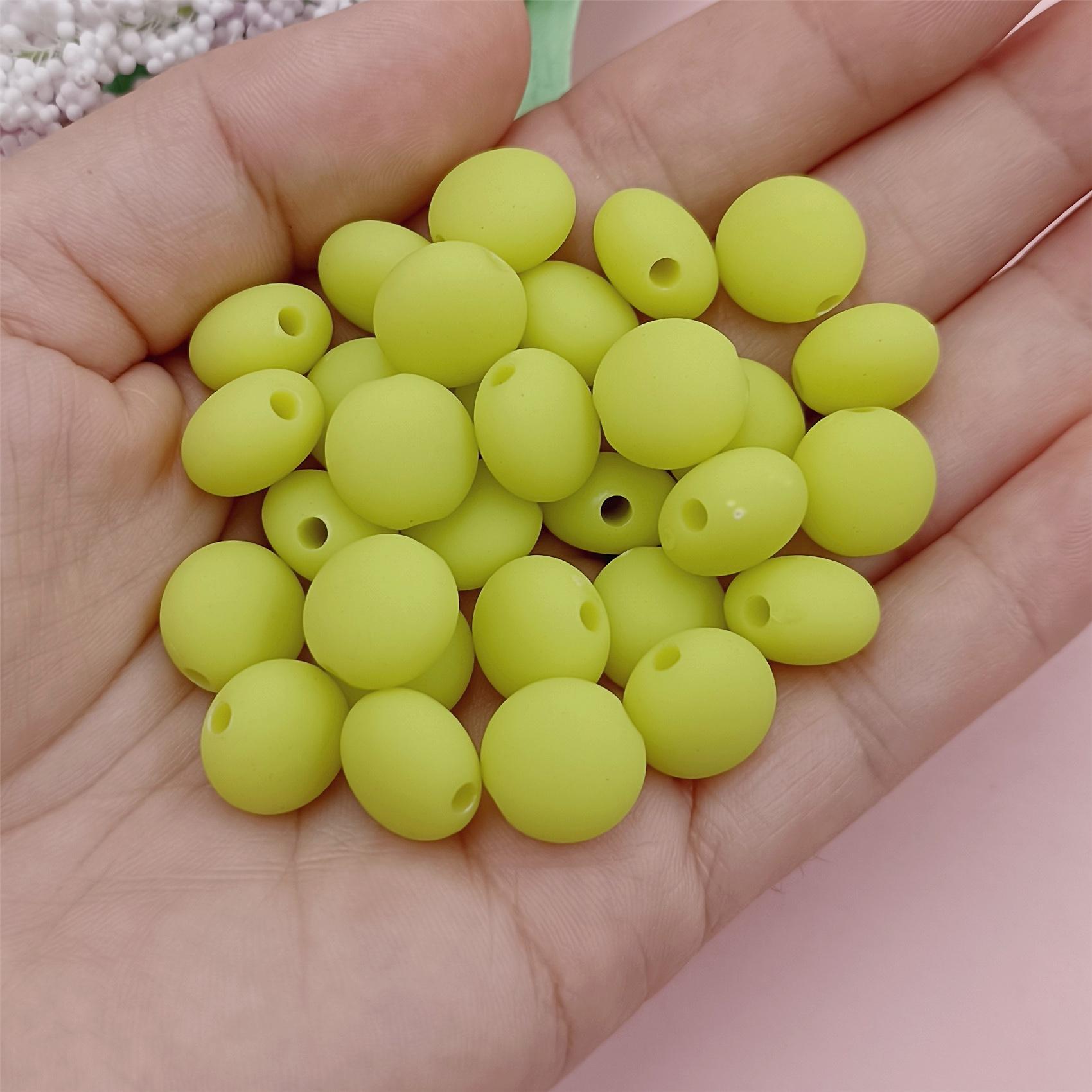 

30 шт. 12 мм акриловые конфетные цветные матовые плоские круглые бусины DIY браслеты ожерелья материалы для бисероплетения ручной работы ювелирные аксессуары жёлтый