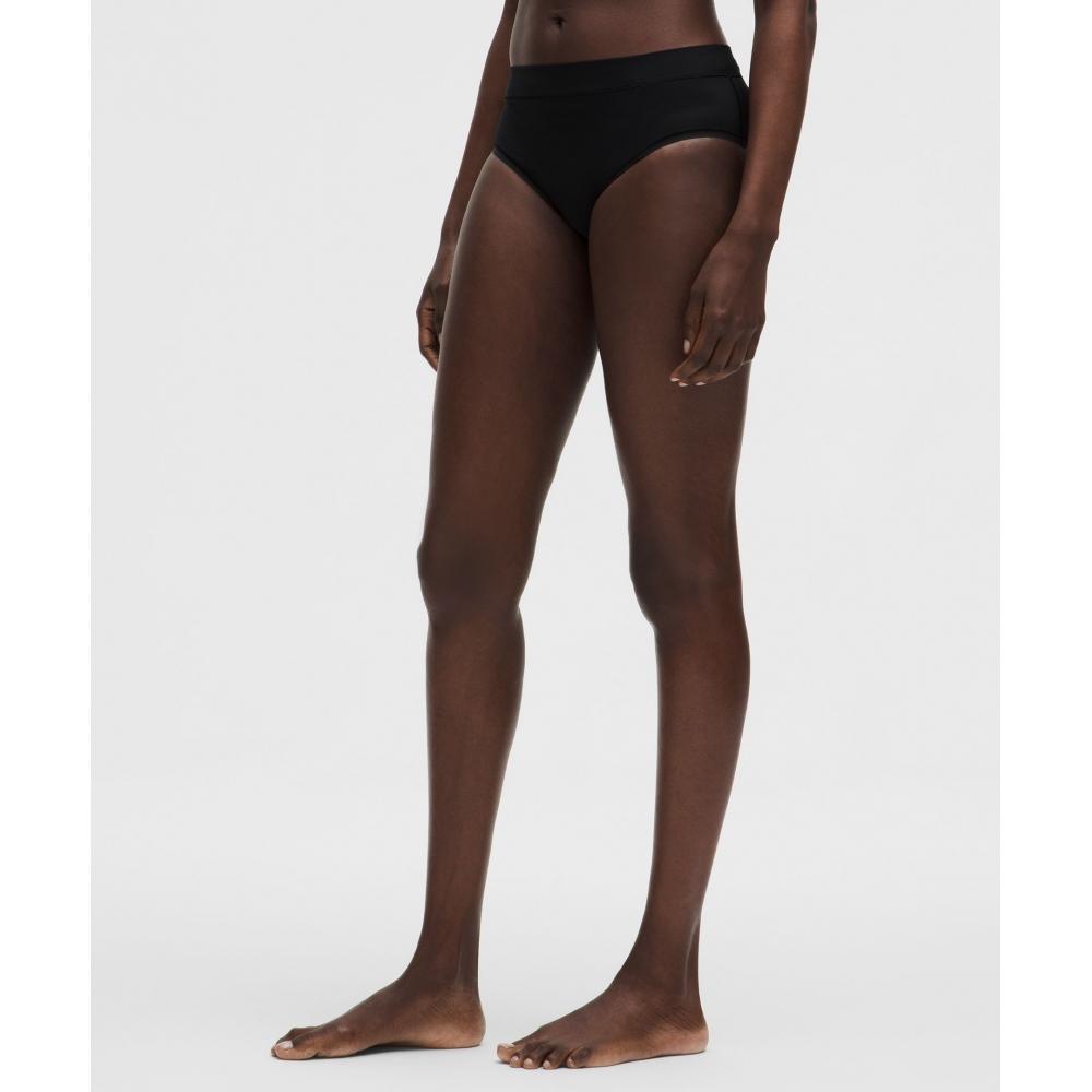 Lululemon Underease High Rise Bikini Underwear  3 Pack Black Coconut Ivory Flower Dot Soft Ivory Mojave Tan