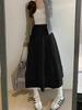 White skirt new summer high waist a word thin fluffy lace edge cake skirt small skirt