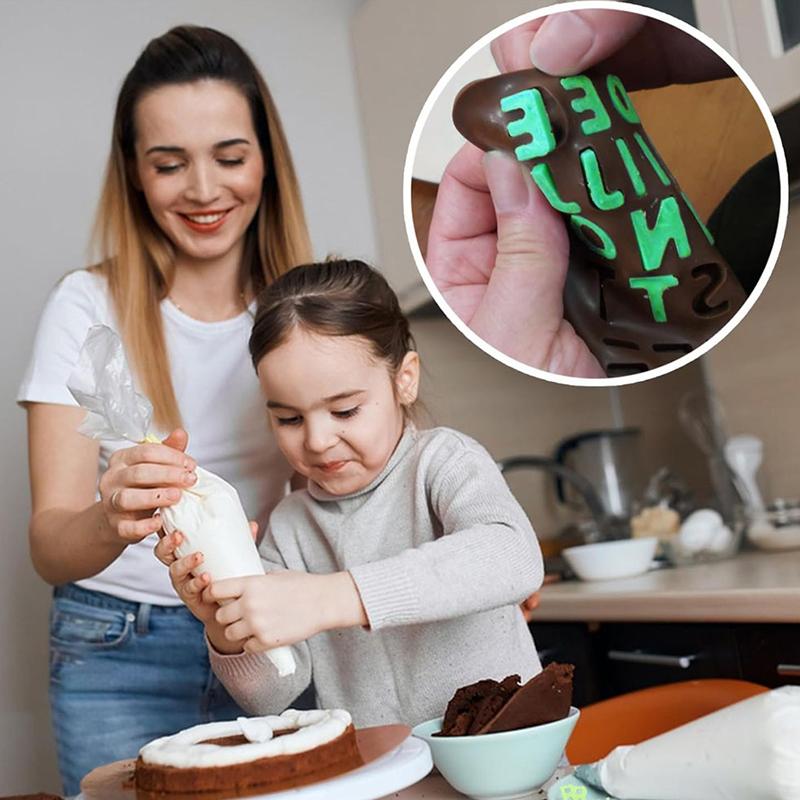 Silikonové formy na čokoládu ve tvaru písmen a čísel, abeceda, čísla, pekařské náčiní, s dekoracemi na dort k narozeninám, fondánová forma