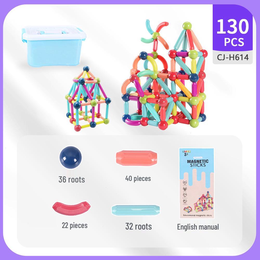 Dynamic Magnetic Building Blocks - Educational & Interlocking Play Set