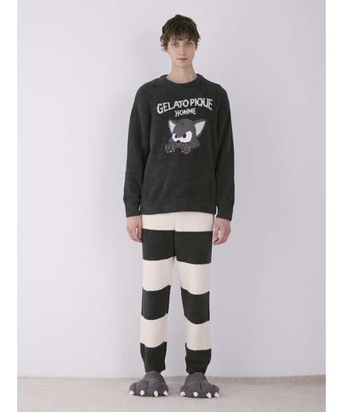 gelato pique HOMME Baby Moco Cat JQD Pullover PMNT244930 DGRY L Men's