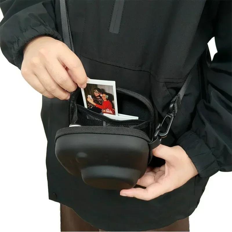 For Fujifilm Instax Mini 7+ 8/9/11/12/40 Camera Bag EVA Universal Hard Case Storage Bag Film Camera Bag with Shoulder Strap