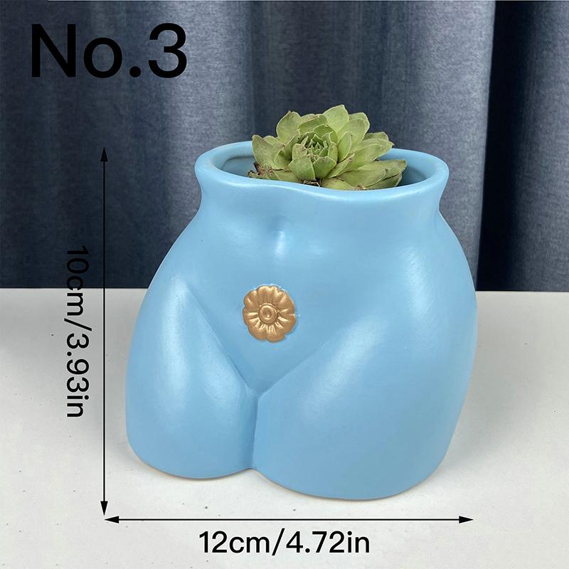 

Художественный цветочный горшок для тела, сочный горшок, керамический горшок для цветов, домашний декор, домашнее украшение, настольные украшения, бонсай, горшок для растений No.3