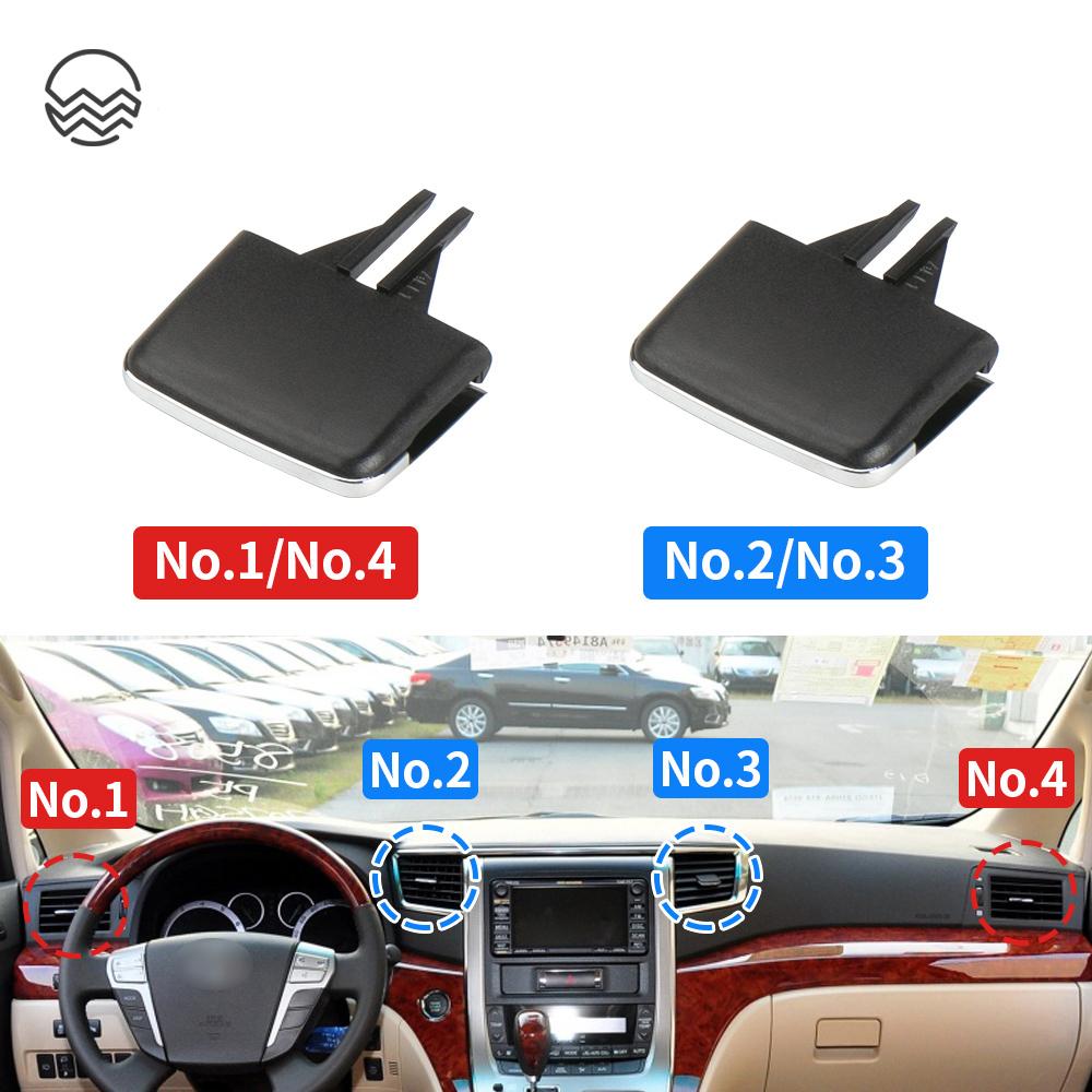 Car Interior Accessories Front Center A/C Air Conditioning Vent Outlet Tab Clip Repair Kit for Toyota ALPLARD 2011-2014