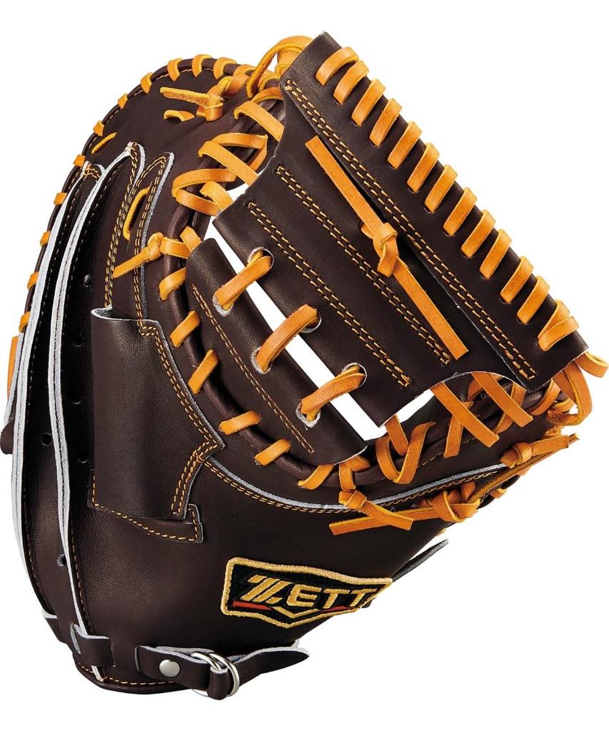 ZETT Pro Status Soft Baseball B Made in BRCB30252G Catcher's Mitt, Black/Pastel (1932), Size Horizontal, Japan,