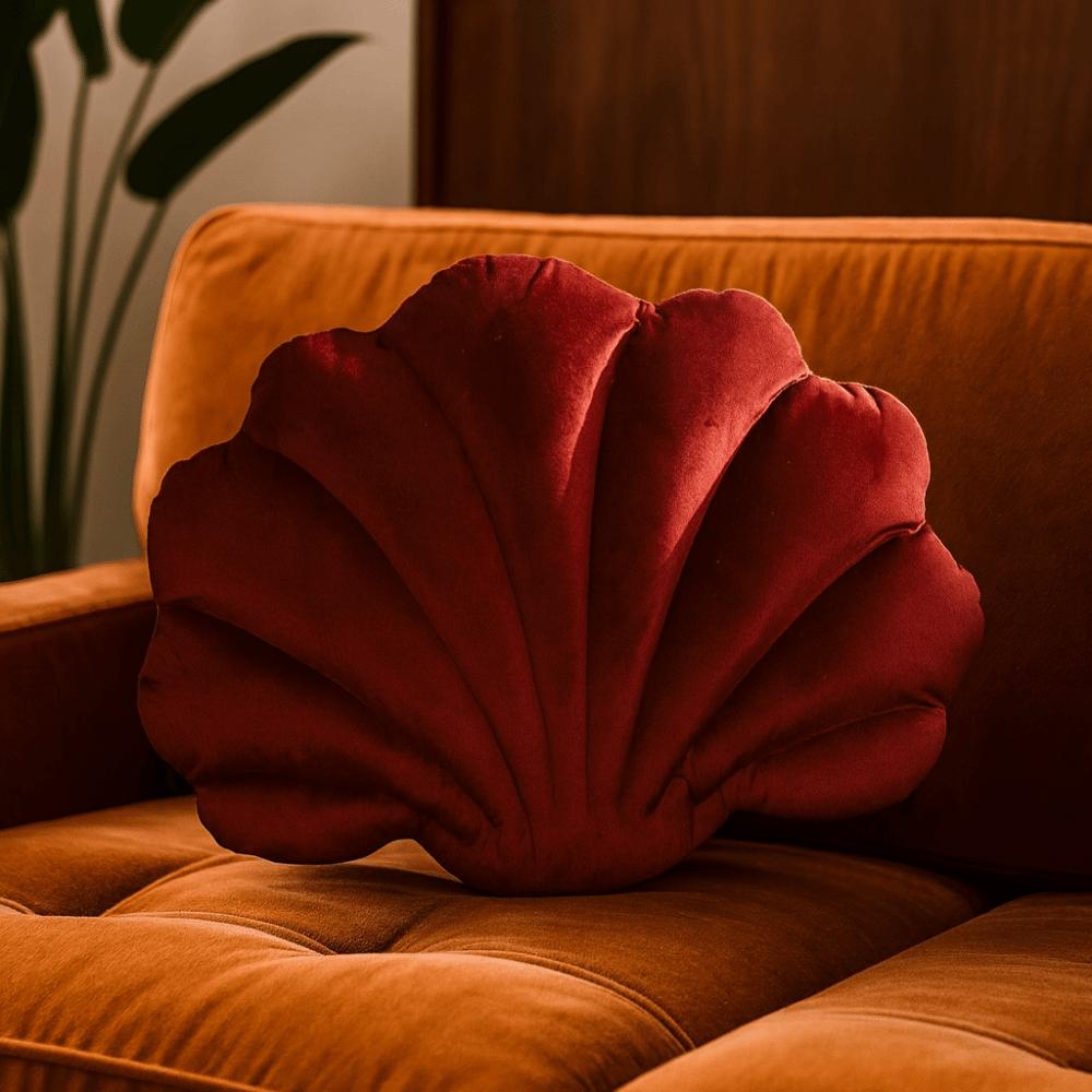 Skin-friendly Shell Throw Pillow Soft Sofa Waist Pillow Simulation Car Cushion  Gift