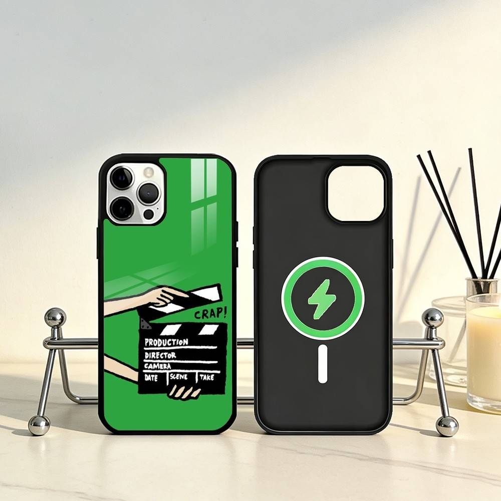 Movie Clapperboard Clapper Board Phone Case For iPhone17,16,15,14,13,12,11 Plus,Pro Max Magnetic For Magsafe Wireless Charging iPhone17Air