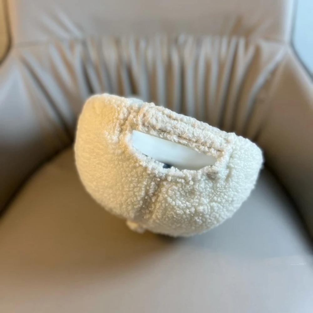 Thick Lamb Plush Cap Warm Rebound Cap High Quality Baseball Cap  Unisex