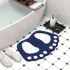 Cartoon Bathroom Mats Shower Room Non-slip Dirt-resistant Water-absorbent Foot Mats Thickened Imitation Cashmere Entrance Mats