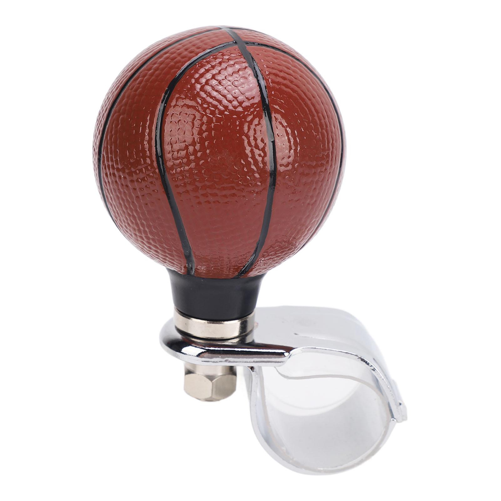 

Steering Wheel Spinner Knob Basketball Look Sturdy Steering Wheel Knob Power Handle Ball for Car Truck Tractor Boat