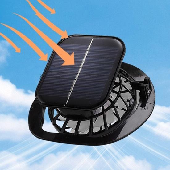 Sonnenhut mit zwei Solarlüftern Hochglänzende Reflektorstreifen Sicherheitswarnung Überdimensionierter Schirm Vollgesichts-UV-Schutz Eimerhut