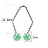 1Pair Develop Natural Dimples Dimple Trainer Alloy Easy to Wear Dimple Maker for Cheeks Sequin Style Facial Beauty Tools