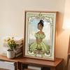DIY Diamond Painting The Frog and The Princess Cross Stitch Kit Mosaic Art Diamond Painting Full Circle Diamond Home Decoration