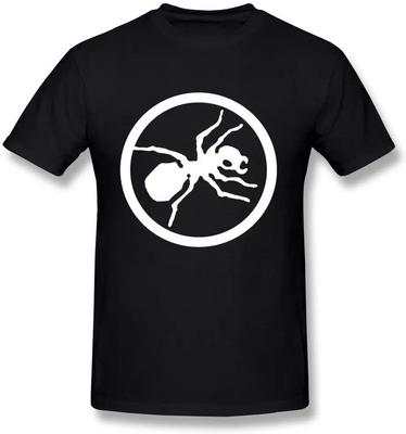 Uniek Mierenprint Eenvoudig Ontwerp Heren Mannen T-shirt Zomerstijl Katoen Ronde Hals Korte Mouw Unisex