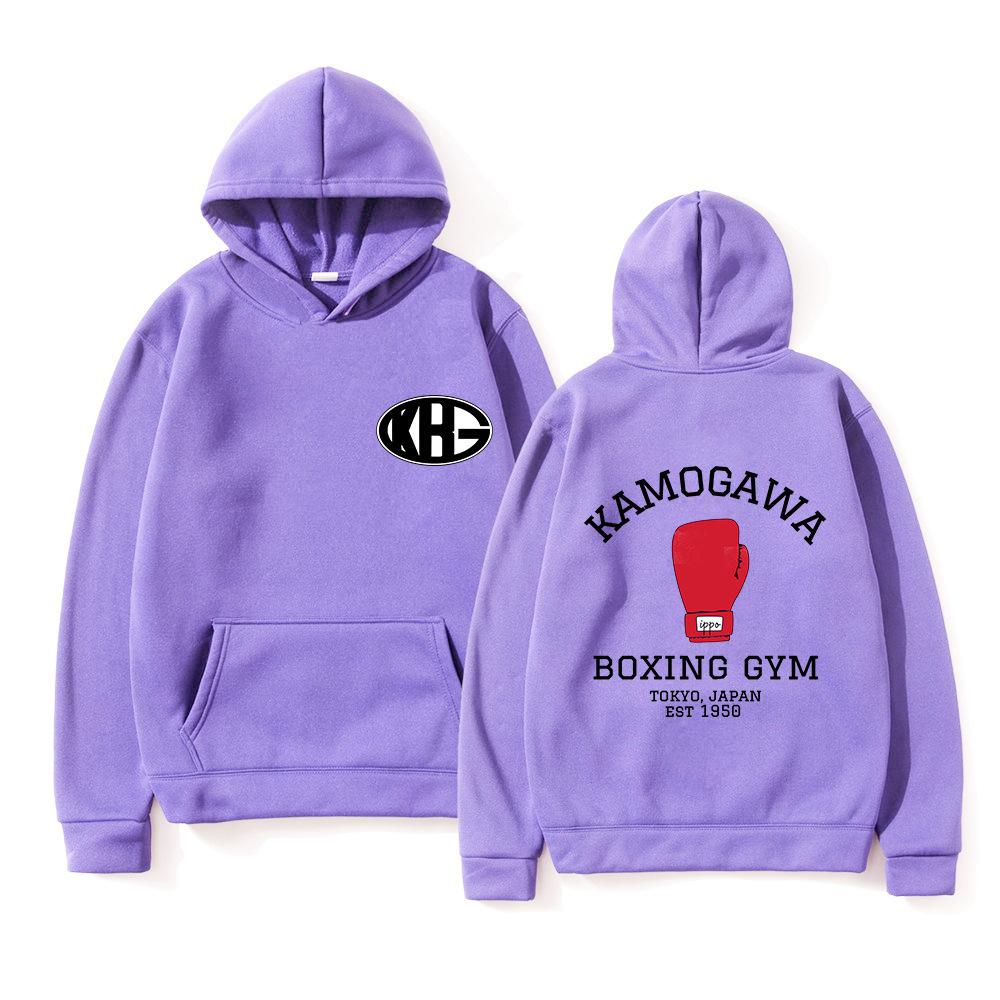 Hot Anime Hajime No Ippo Kamogawa Boxing Gym Hoodies Women Sweartshirt