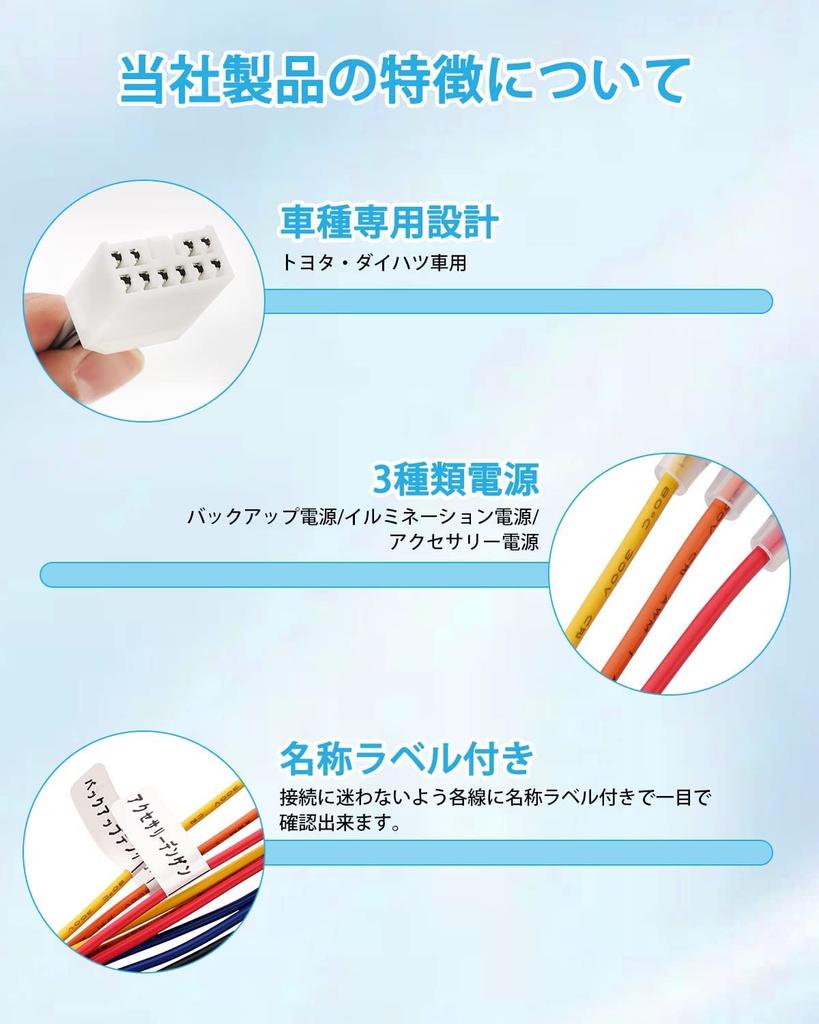 Jiooy 10 Pin Power Removal Option Coupler for Toyota and Daihatsu Vehicles Power Removal