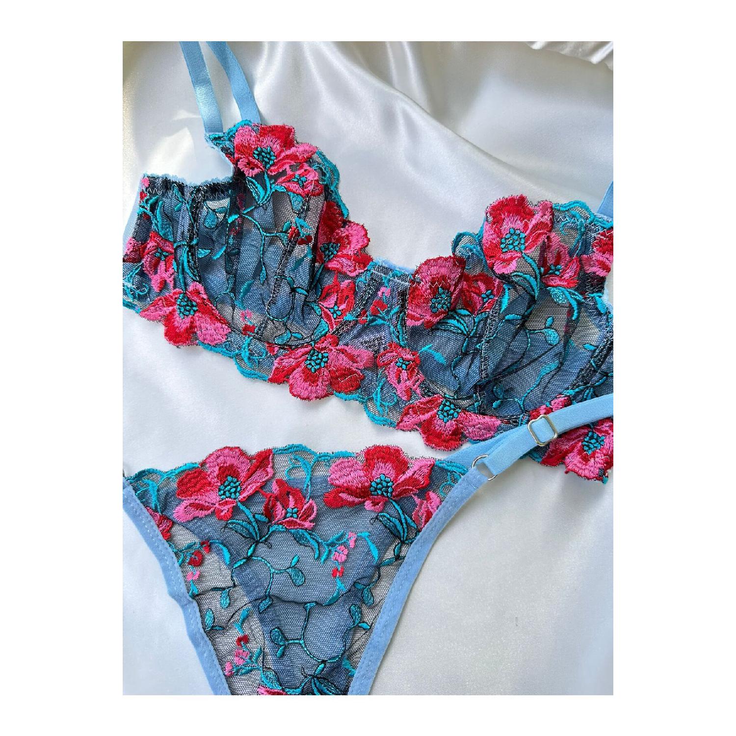 

Flower Ballane Bra Set (opportunity Product) 75B синій
