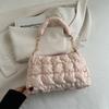 2025 neue plissierte Wolkentasche Nischenmode Schultertasche Trend Bubble Achseltasche Daunen Baumwolltasche