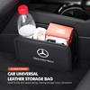 PISZ8 Car Seat Storage Organizer Phone Coins Key Stowing Tidying Tool For Mercedes Benz AMG A C E S G Class W201 W210 W108 W204 W205